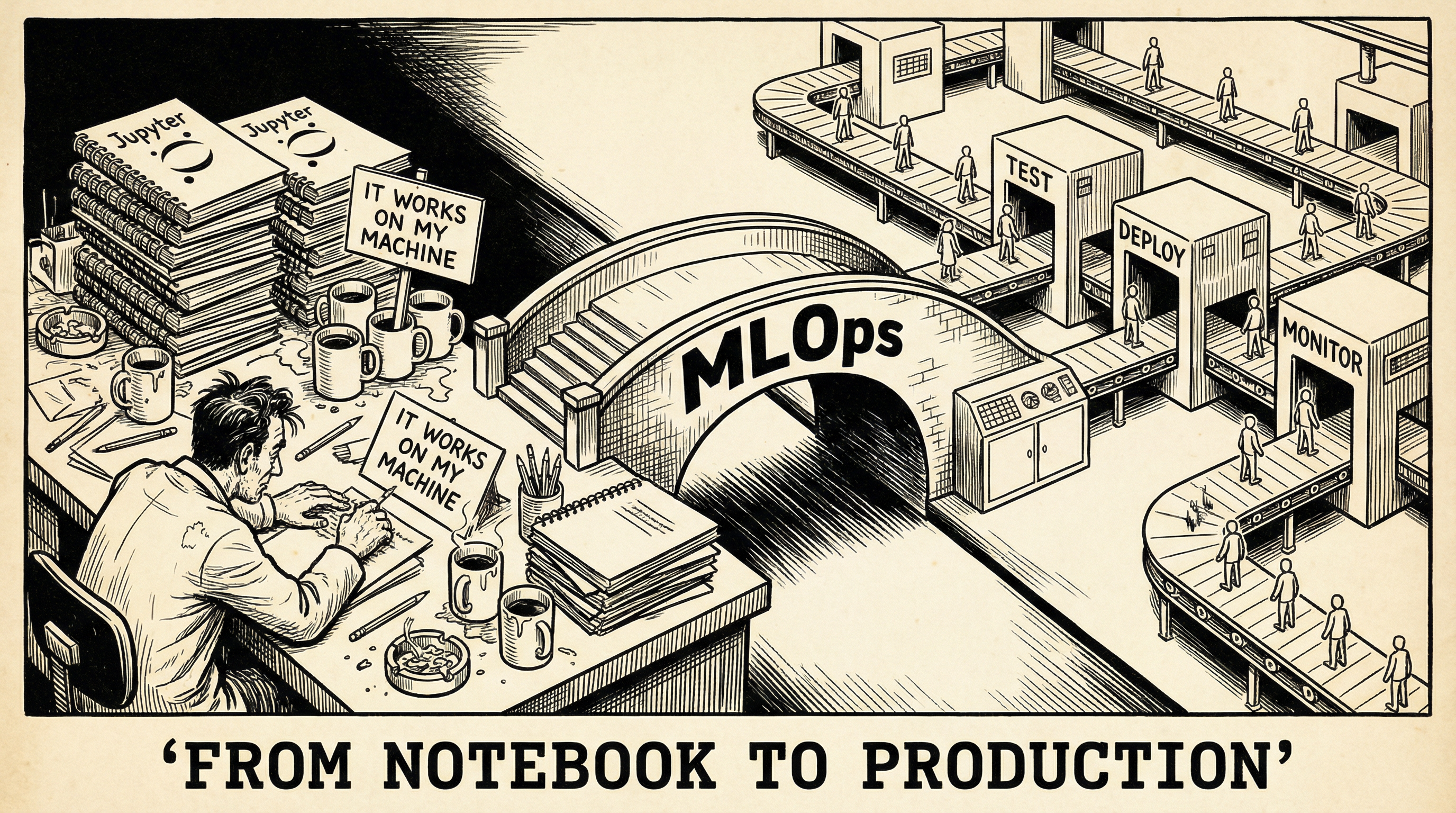 MLOps Mastery - From notebooks to production pipelines